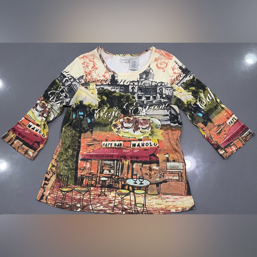 White Stag-Cafe 3/4 sleeve shirt